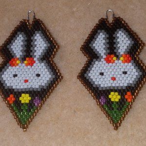 Bunny Earrings, Easter Earrings, Easter Gifts